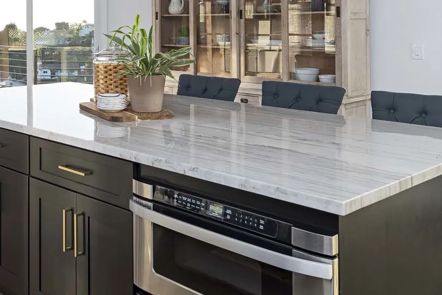 Modern Kitchen with Gorgeous Granite Countertops Clayton NC