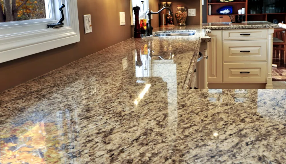 Modern Kitchen with Gorgeous Granite Countertops Fayetteville NC